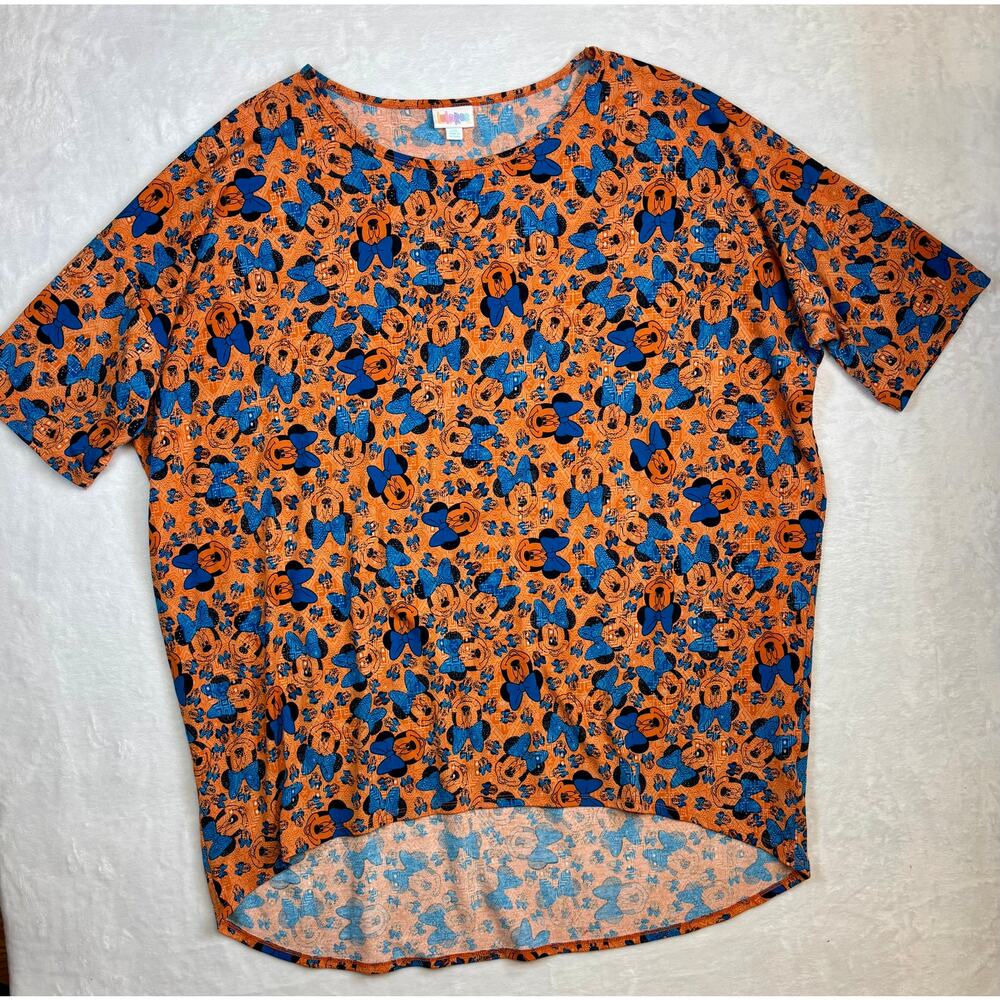 Lularoe Disney Minnie Mouse Irma Top Tunic Size 2XL Walt Disney World